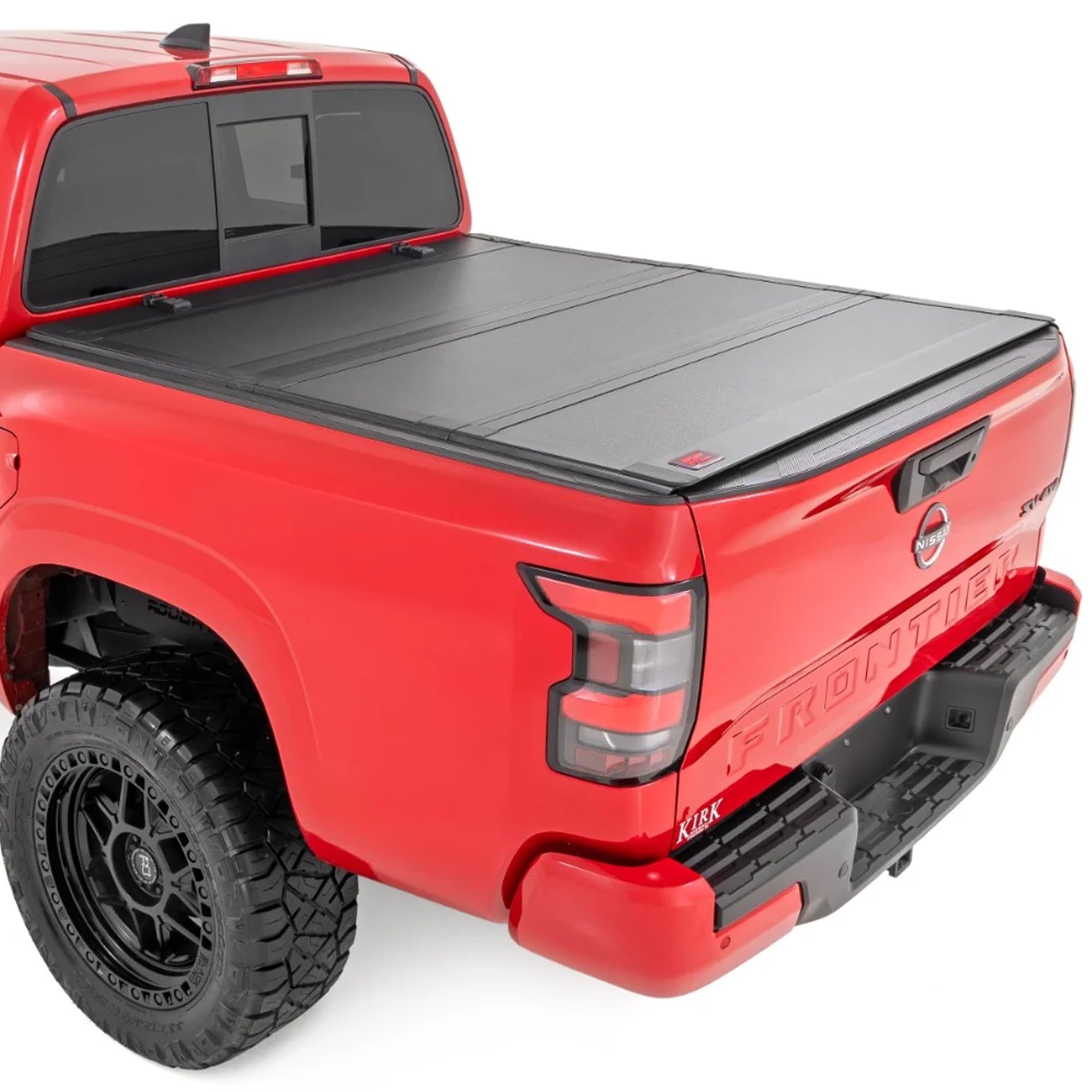 Amazon.com: Rough Country Hard Tri-Fold Flip Up Truck Bed Tonneau